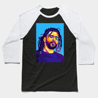 J Cole Wpap Art Baseball T-Shirt